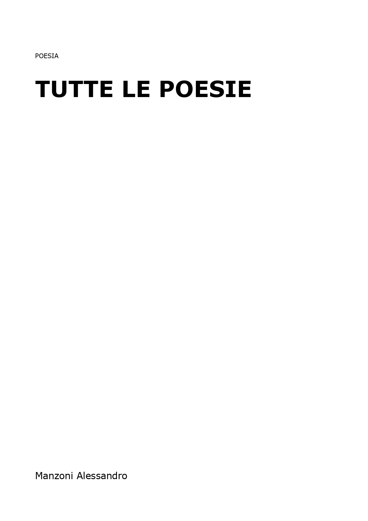 Tutte le poesie