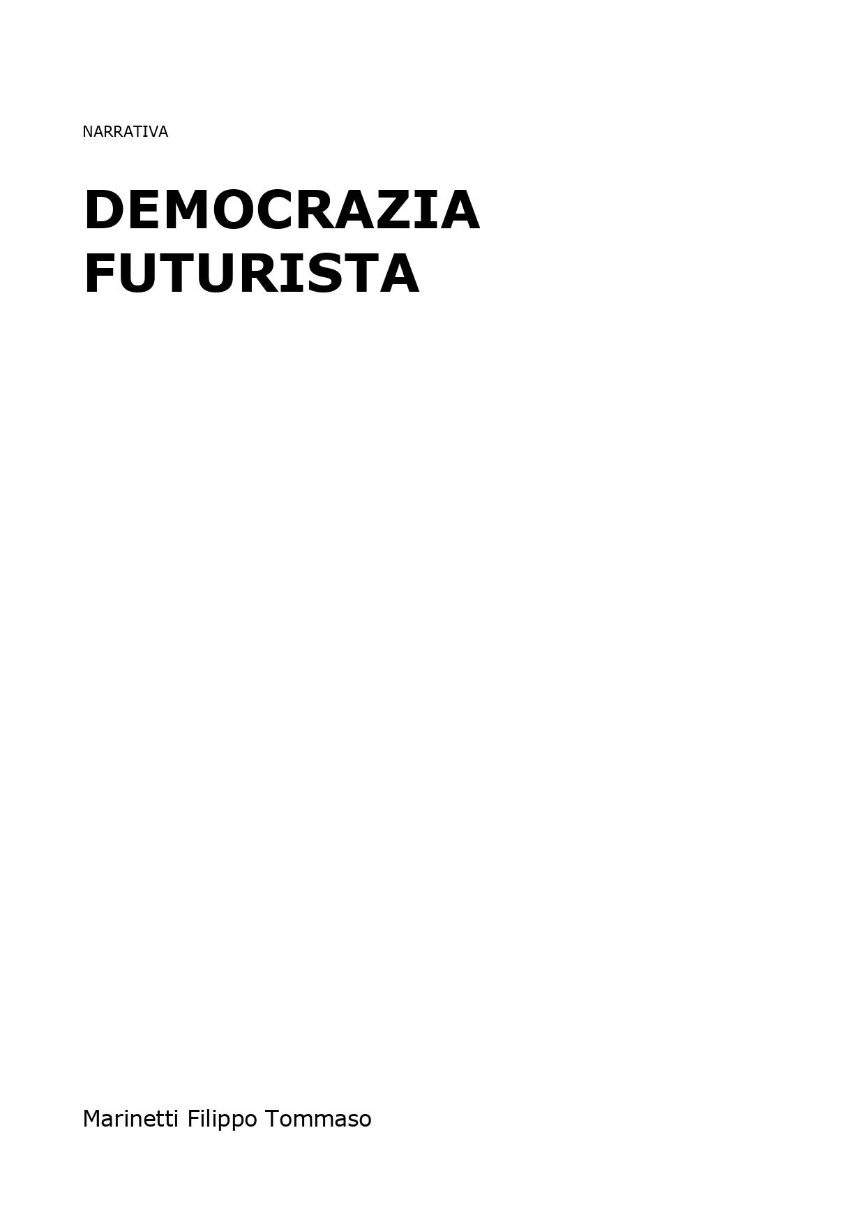 Democrazia futurista