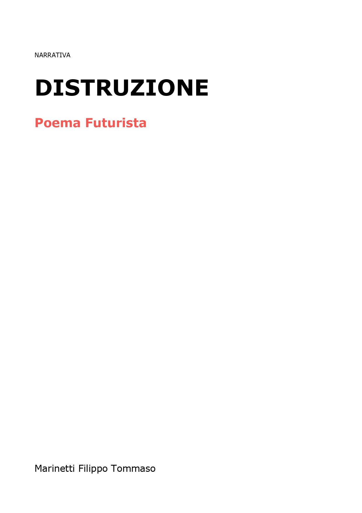 Distruzione