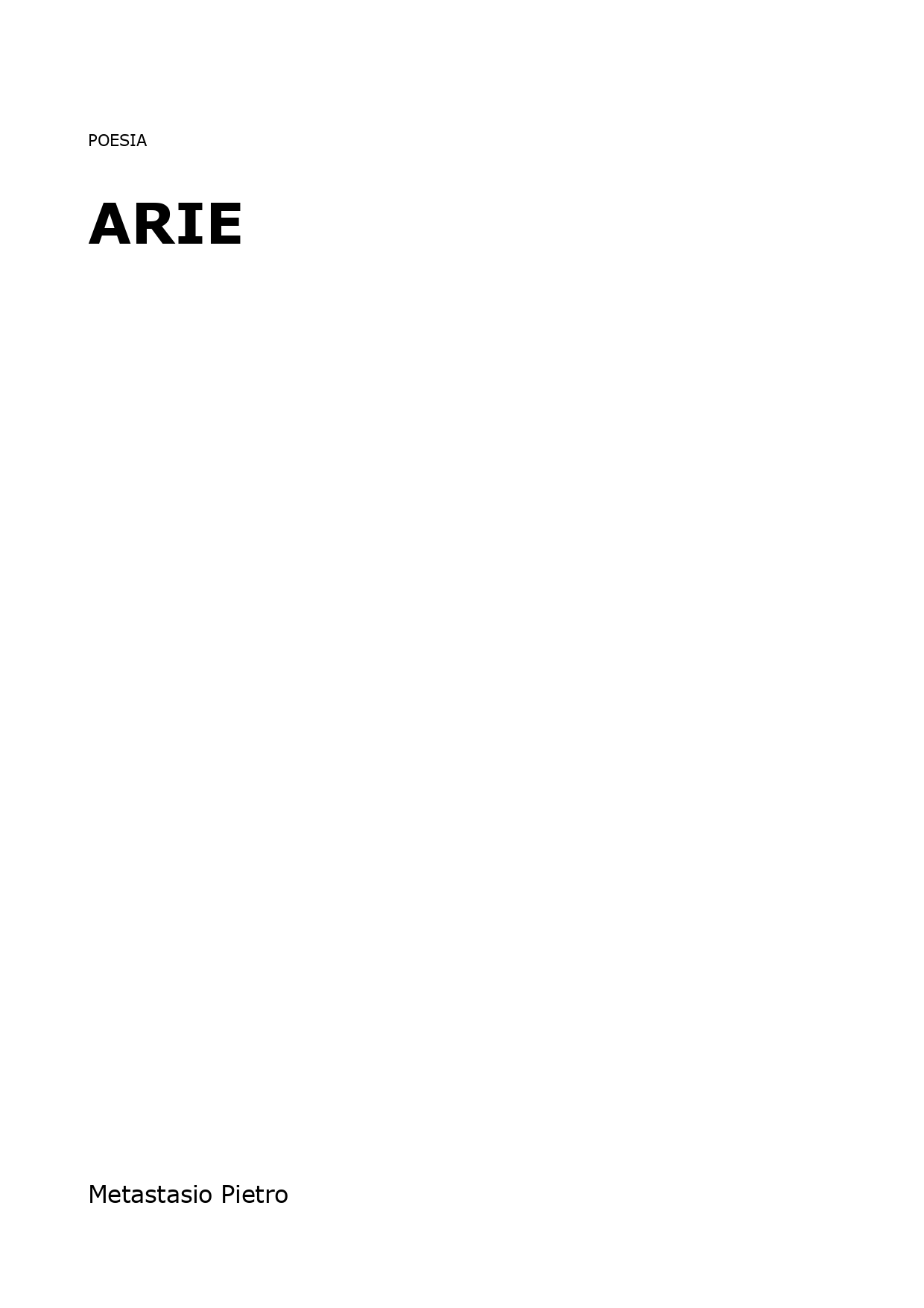 Arie