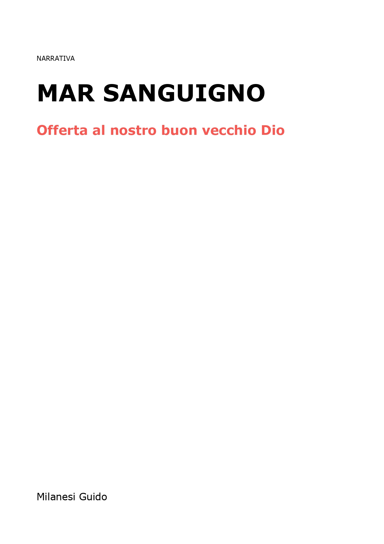 Mar sanguigno