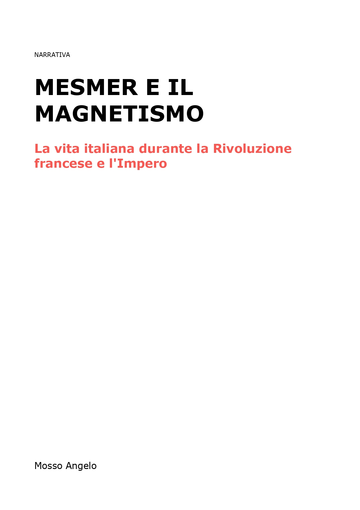 Mesmer e il magnetismo