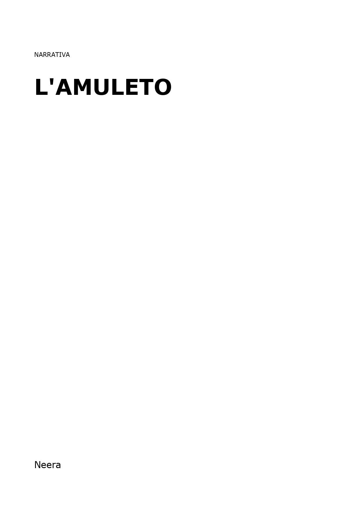 L'Amuleto