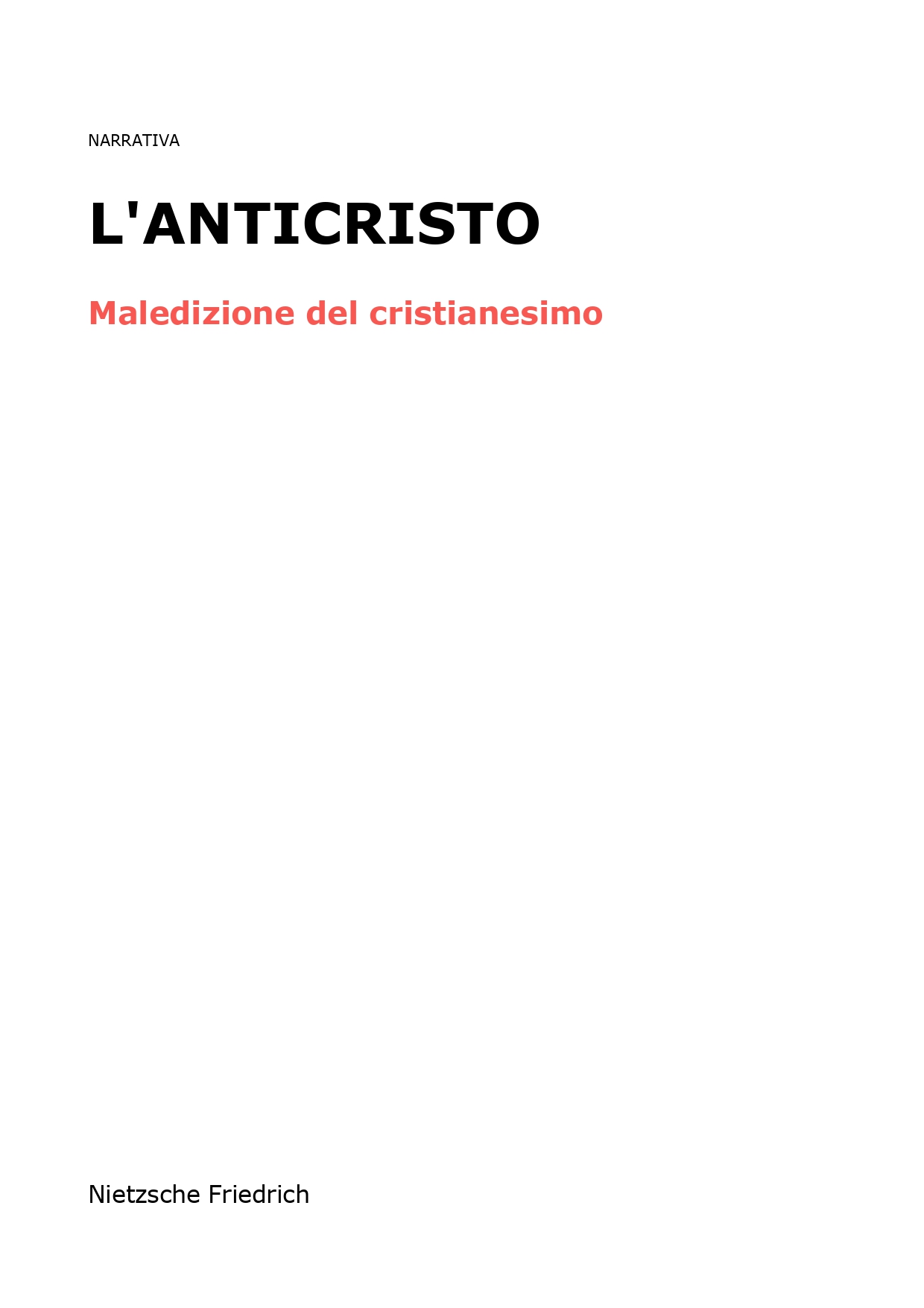 L'Anticristo