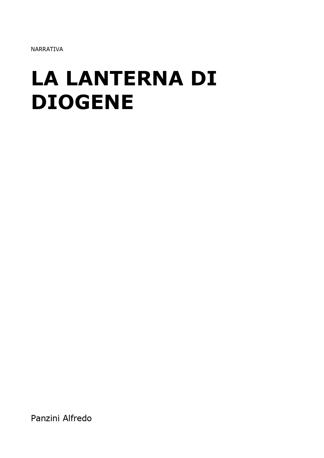 La lanterna di Diogene