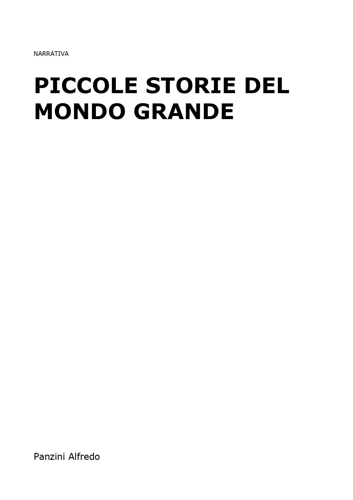 Piccole storie del mondo grande