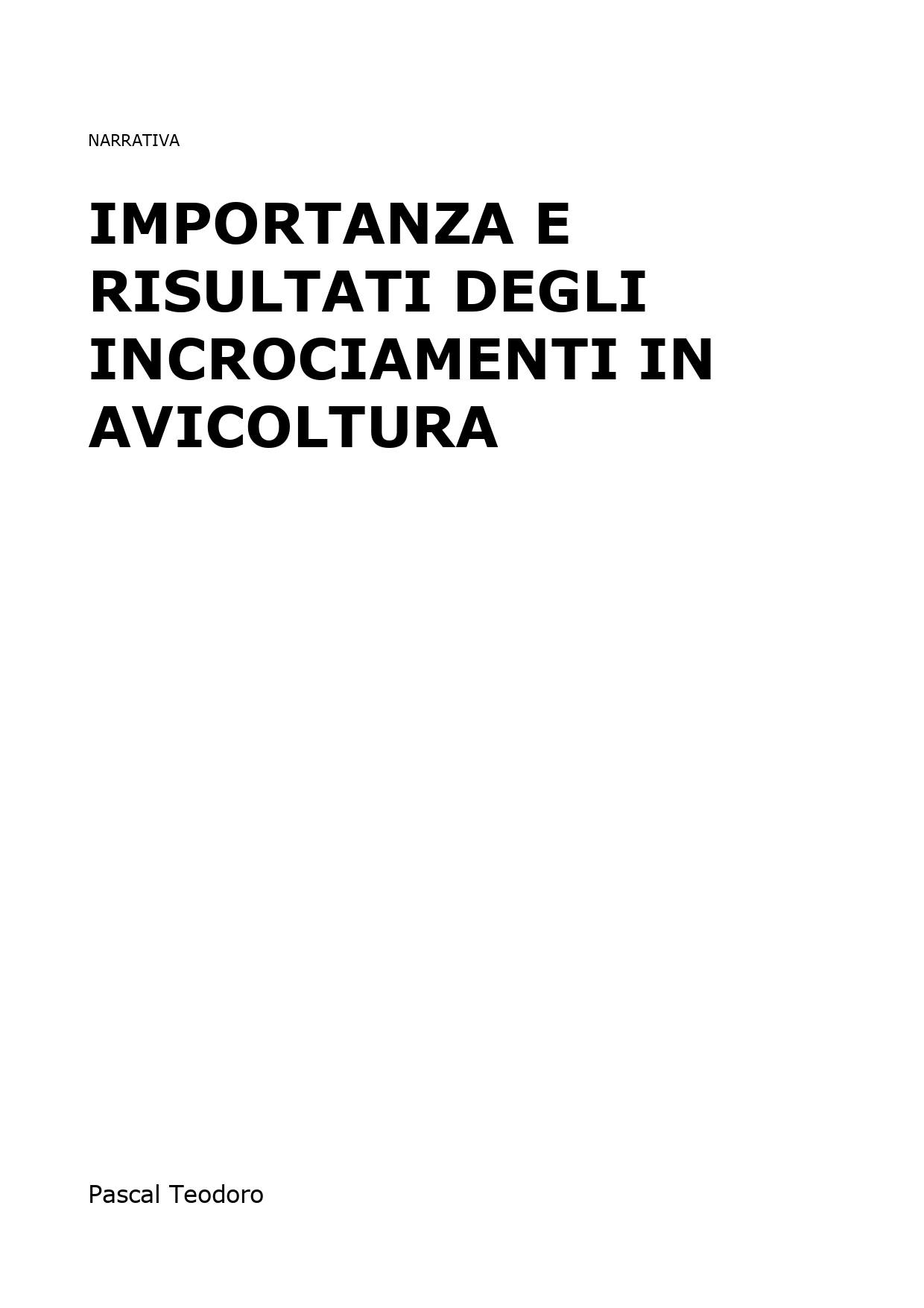 Importanza e risultati degli incrociamenti in avicoltura