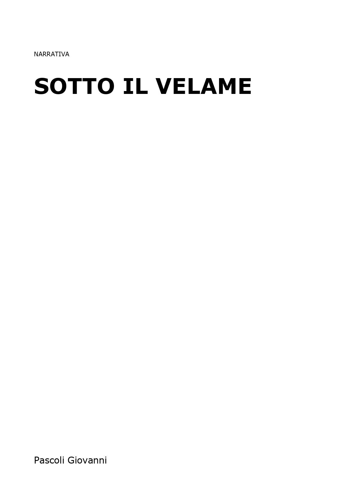 Sotto il velame