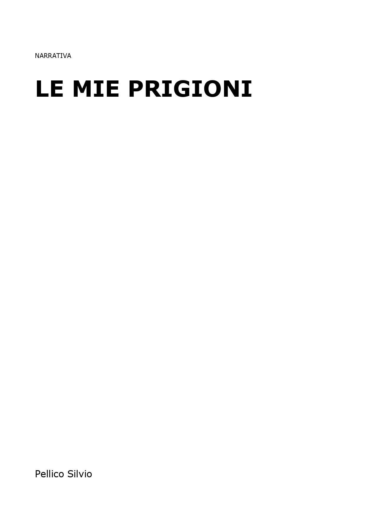 Le mie prigioni