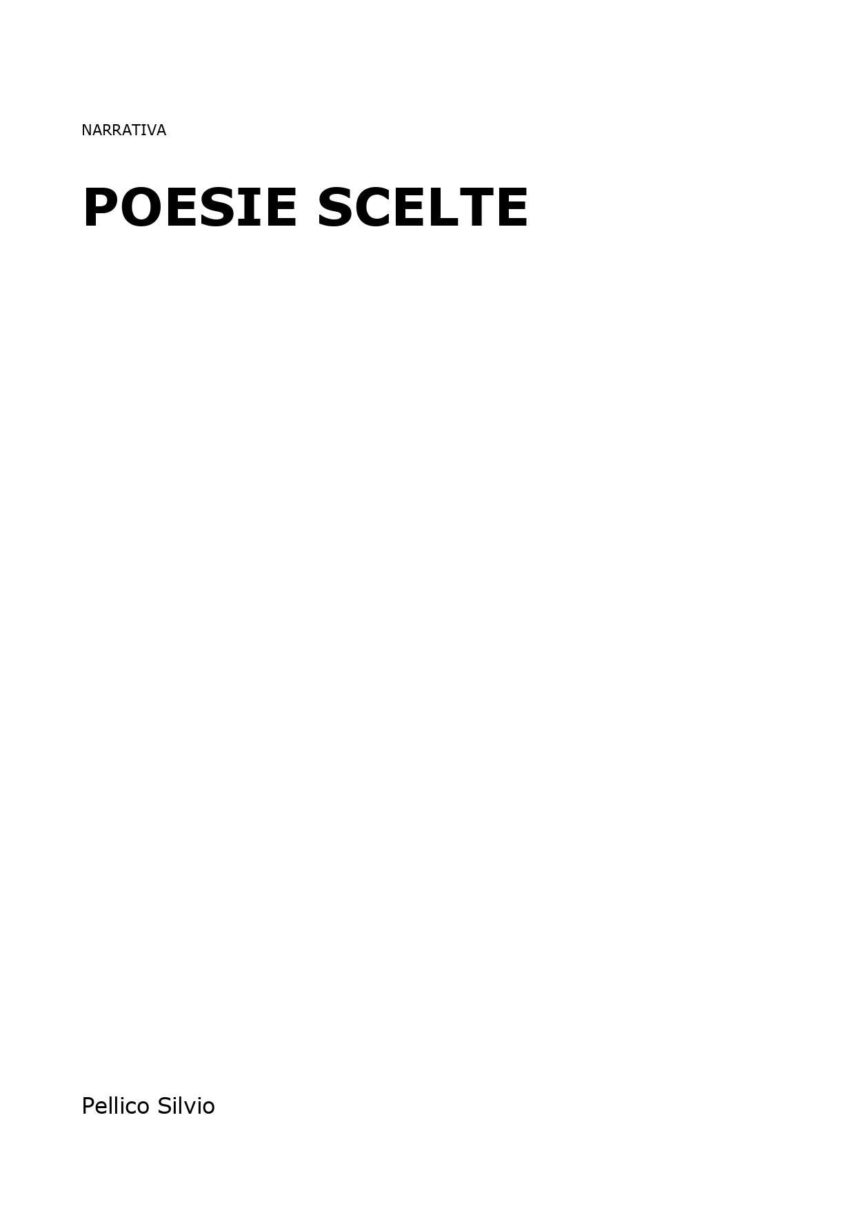 Poesie scelte