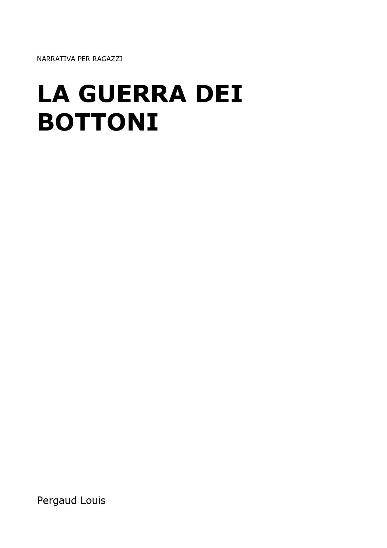 La guerra dei bottoni