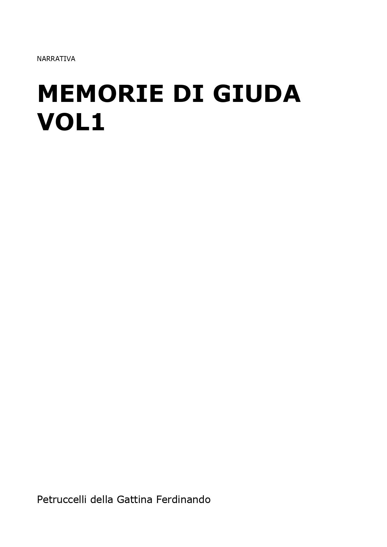 Memorie di Giuda