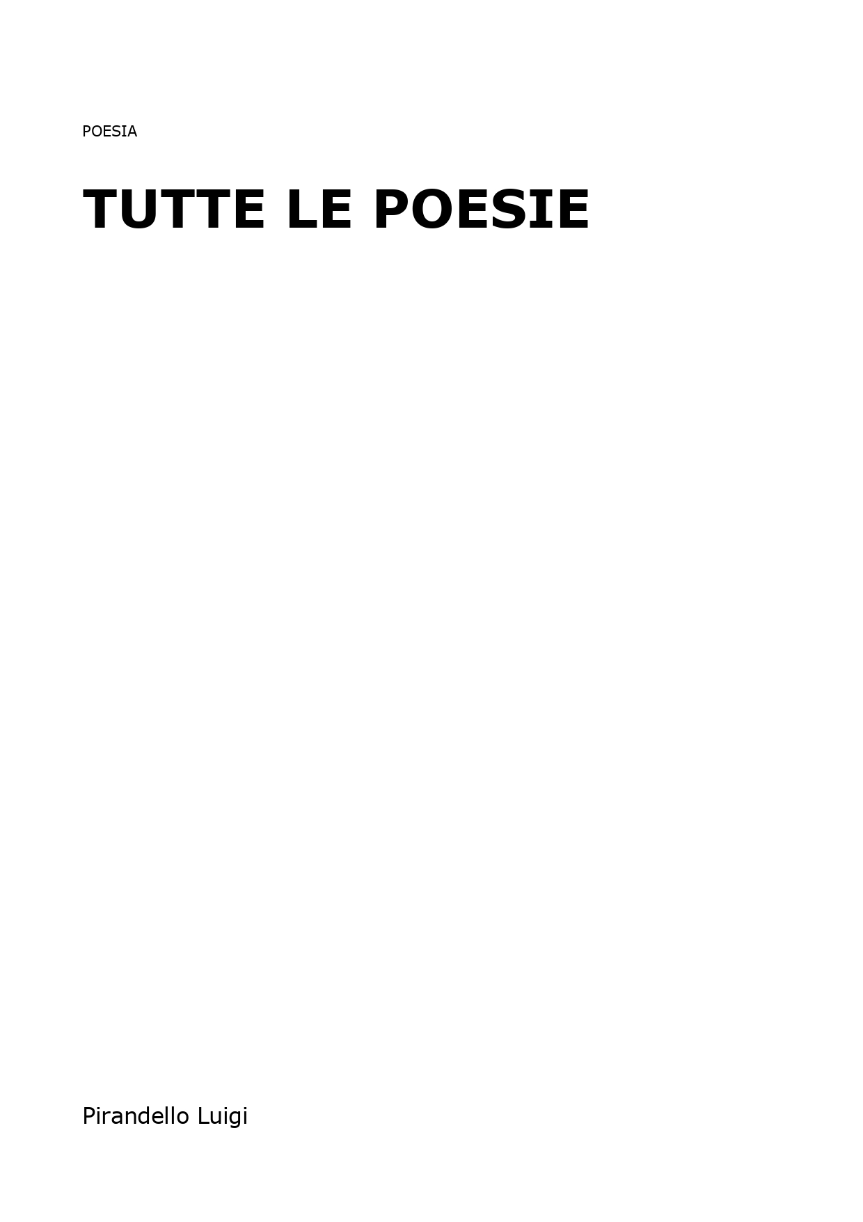 Tutte le poesie