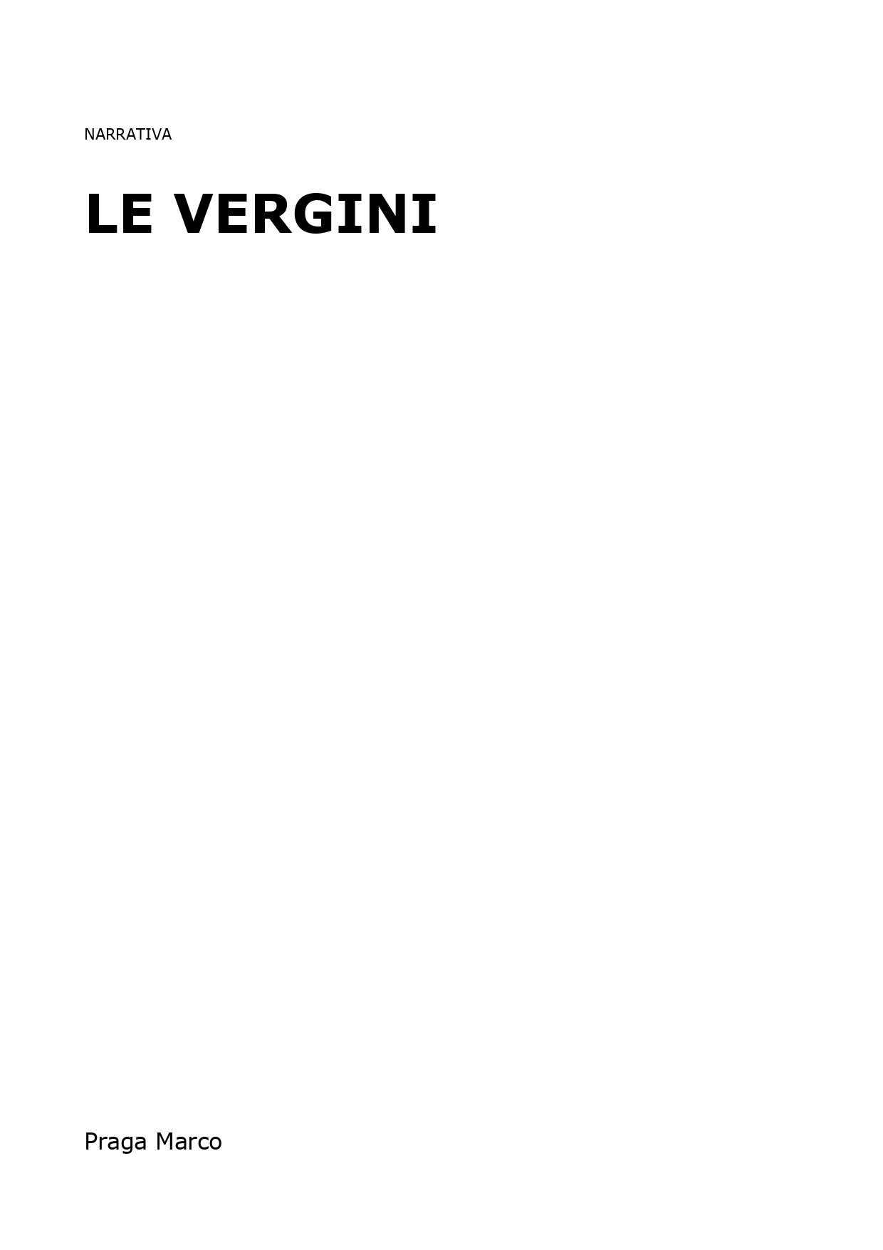 Le vergini