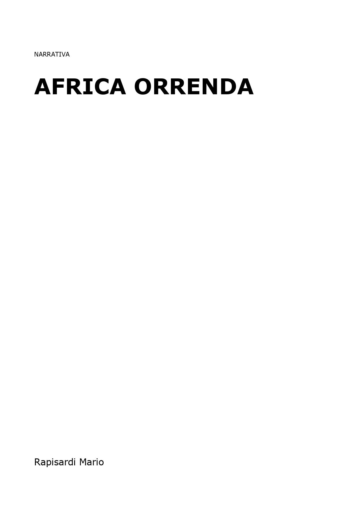 Africa Orrenda