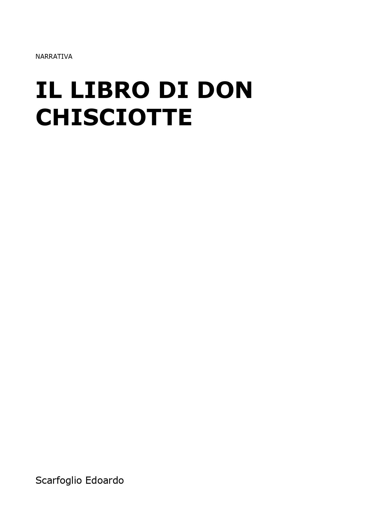 Il libro di Don Chisciotte