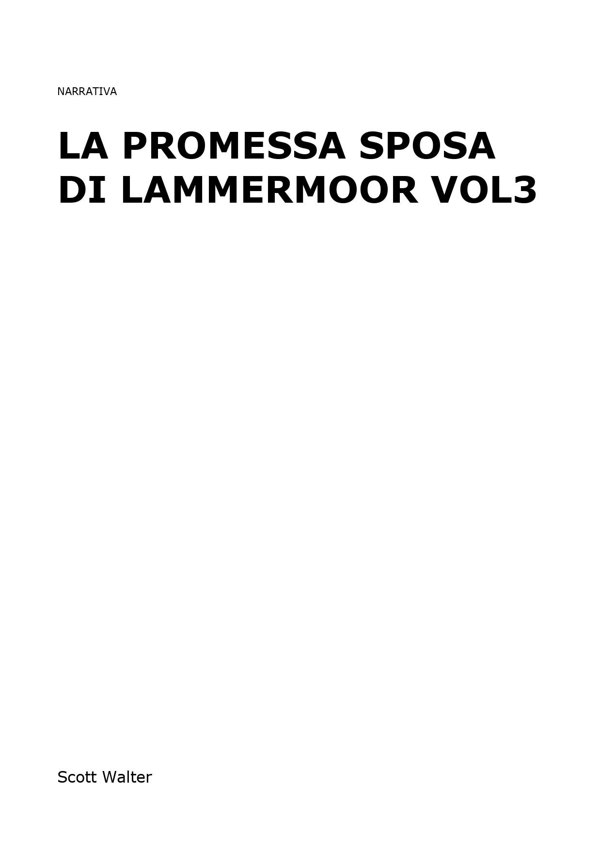 La promessa sposa di Lammermoor