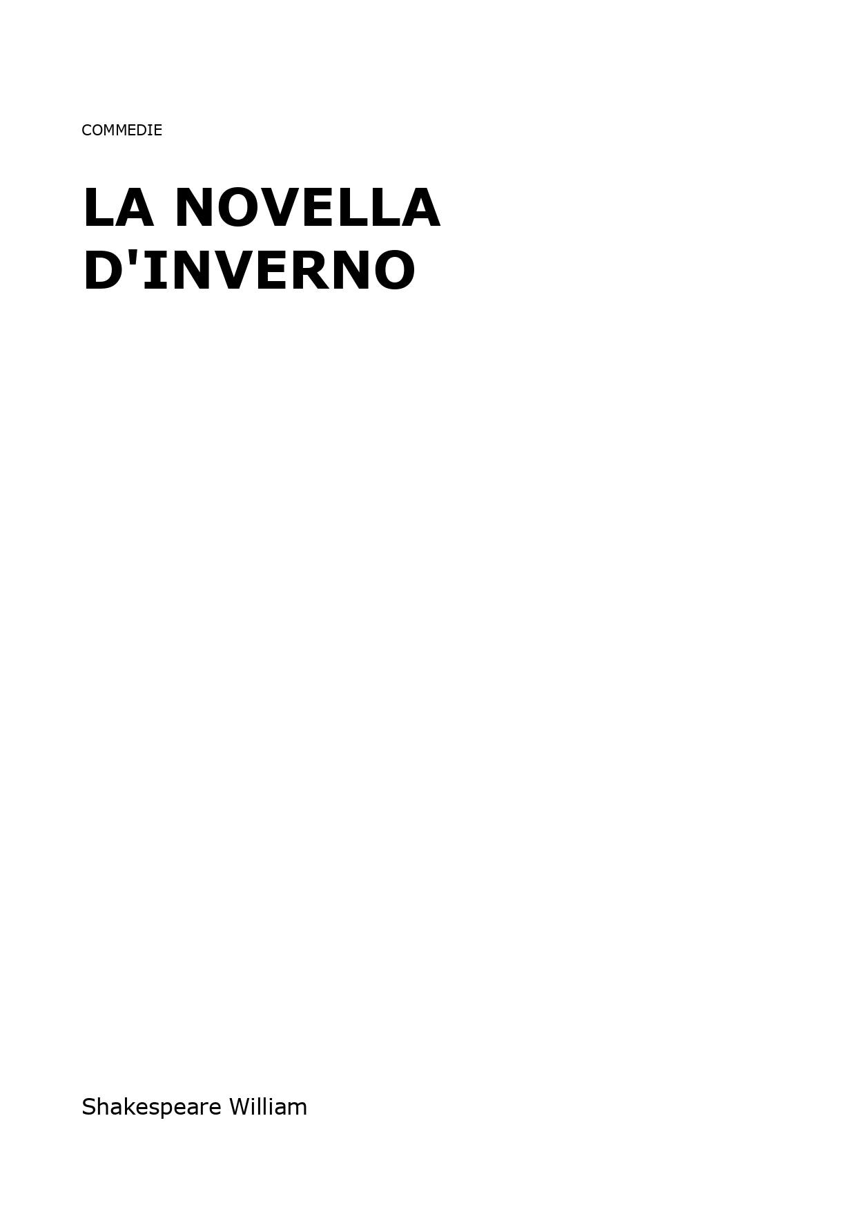 La novella d'inverno