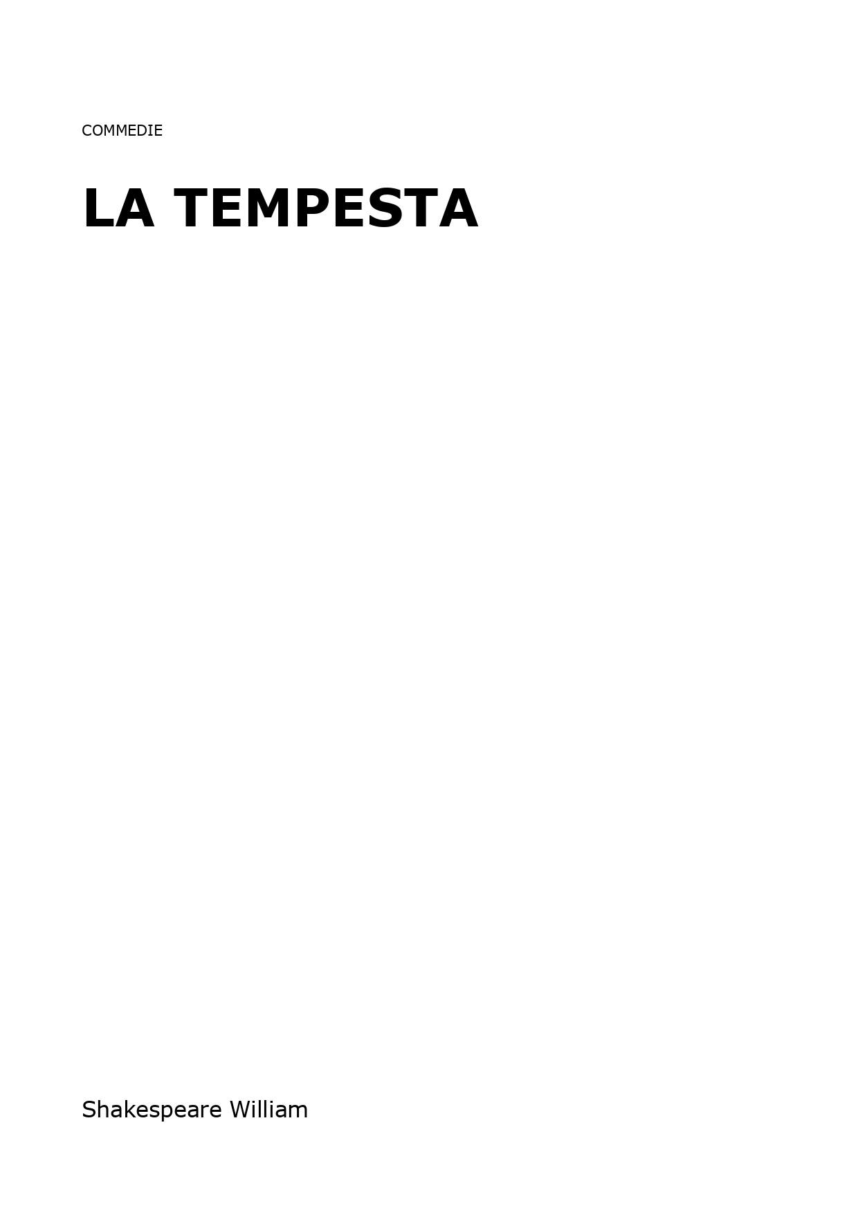 La Tempesta