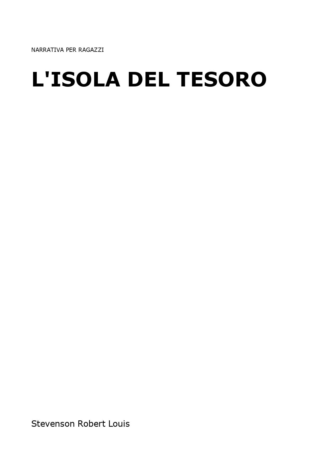 L'isola del tesoro