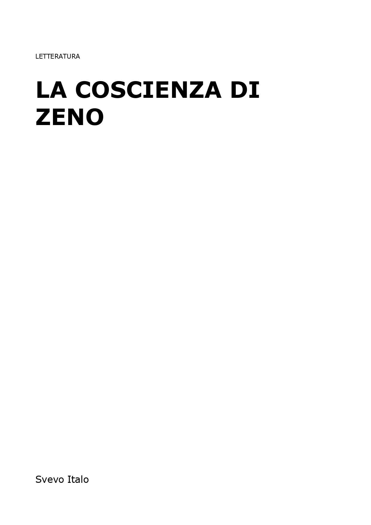 La Coscienza di Zeno