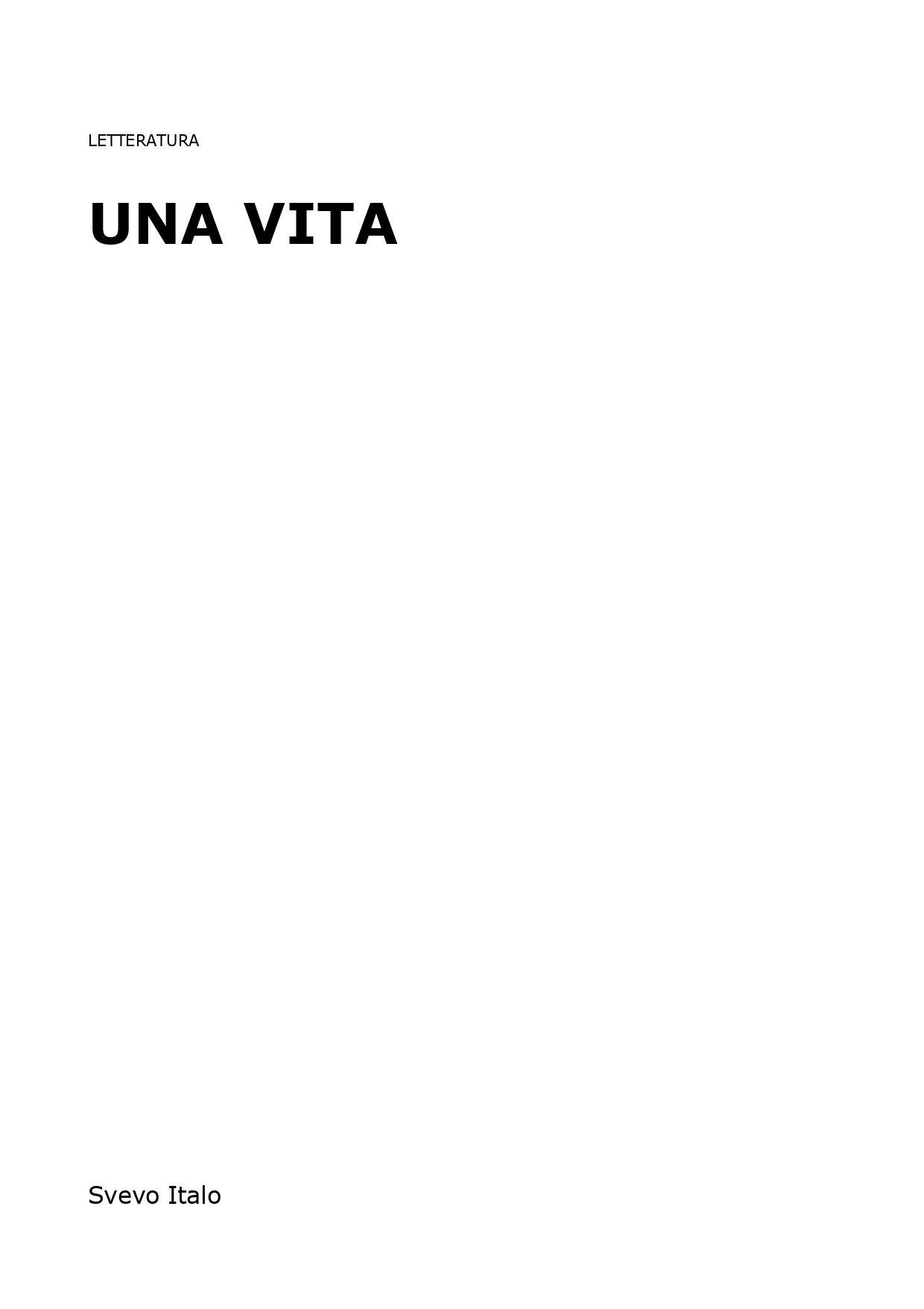 Una Vita