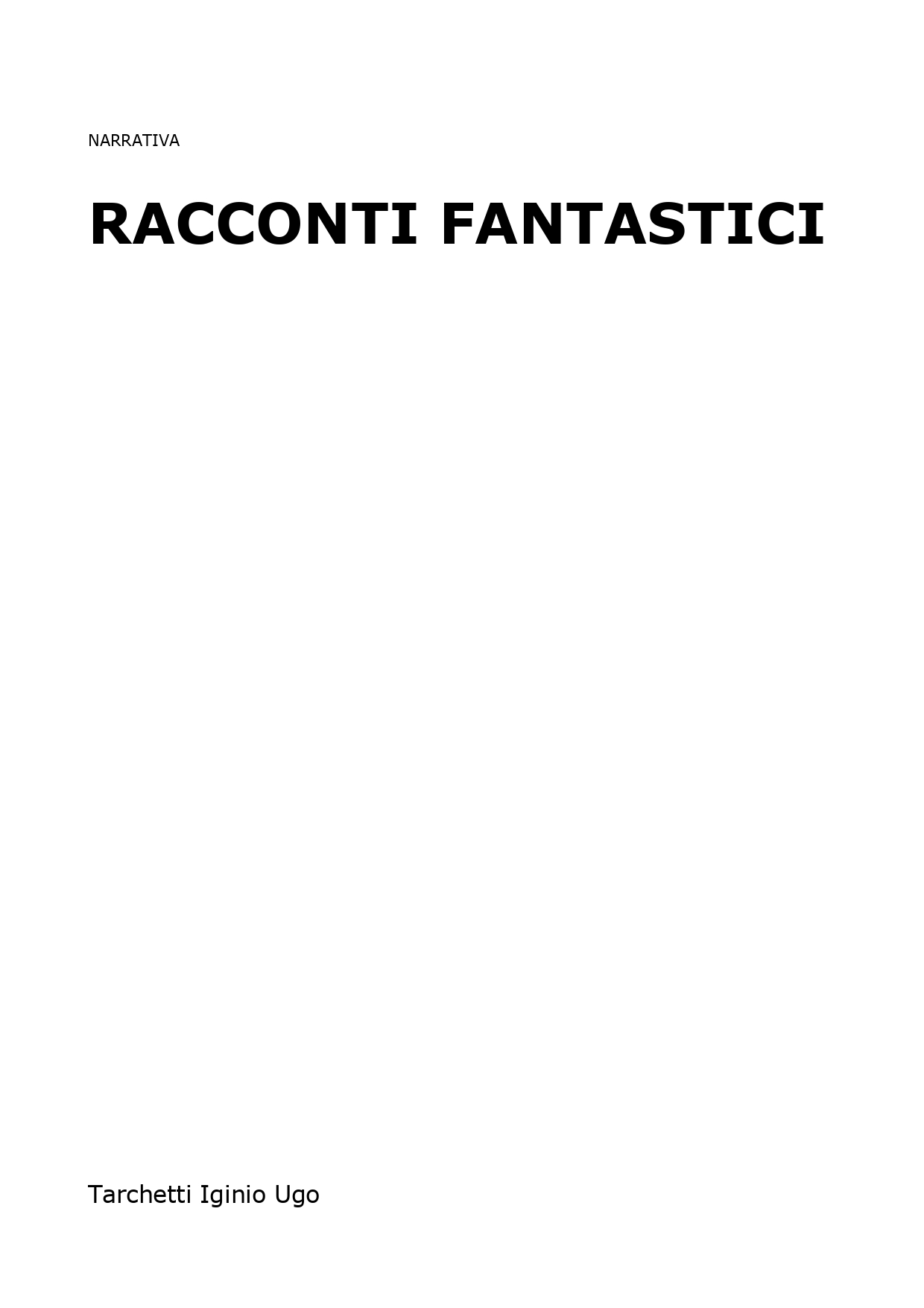 Racconti fantastici