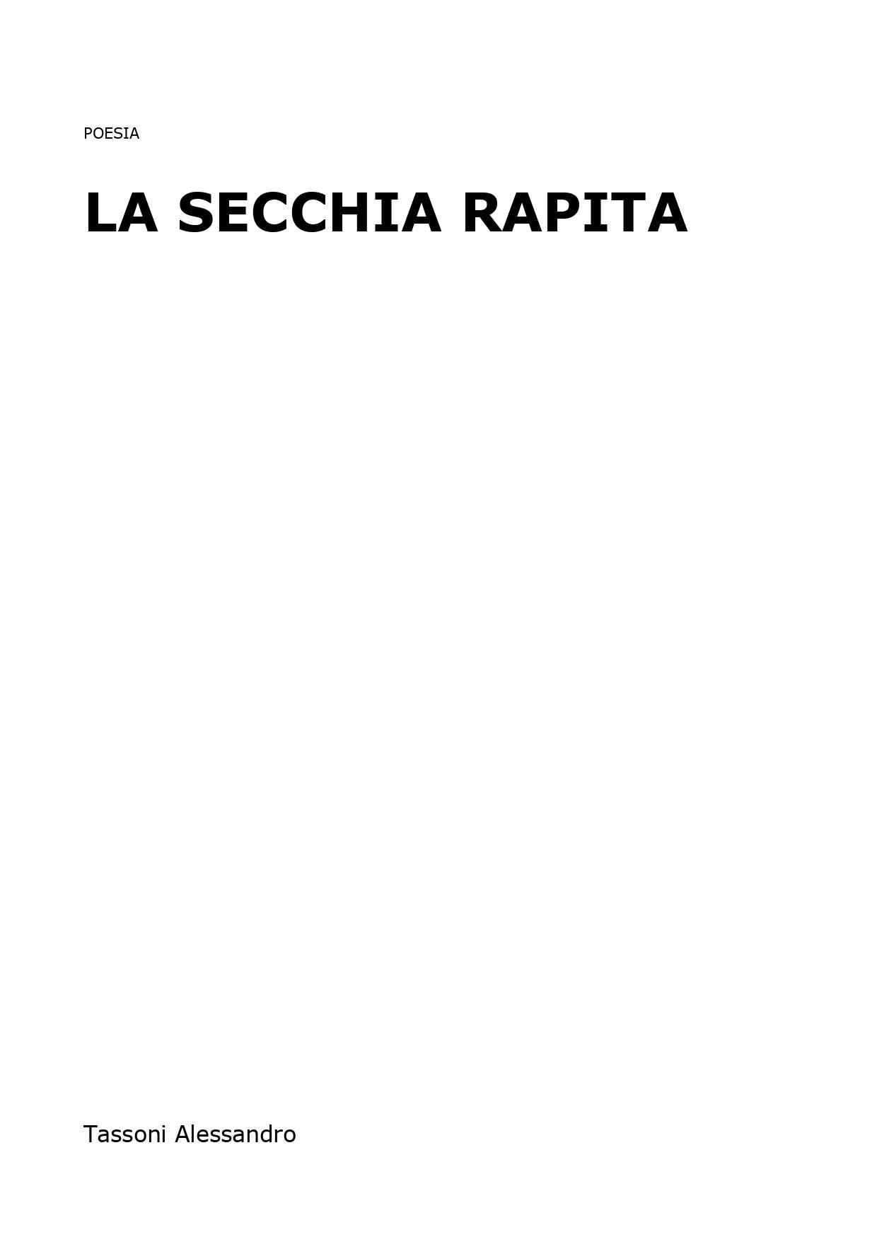 La secchia rapita