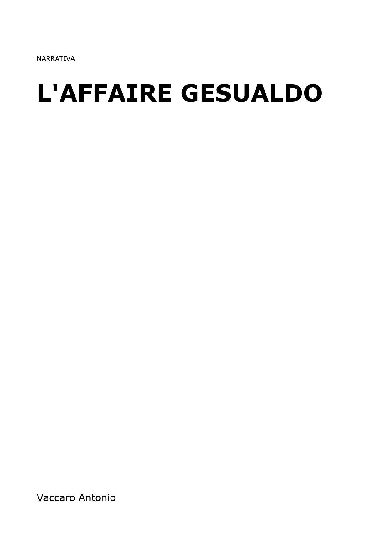 L'affaire Gesualdo