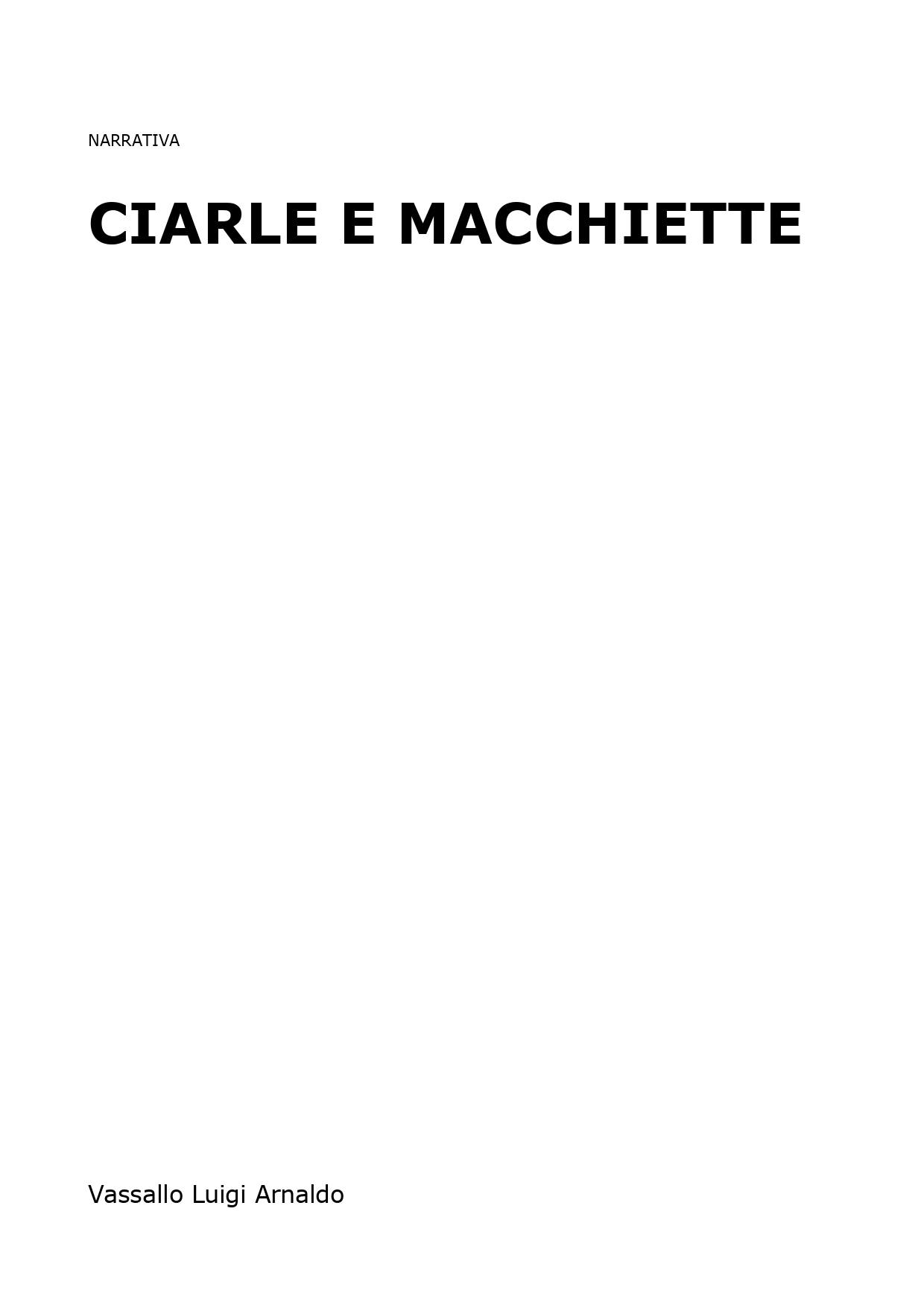 Ciarle e macchiette