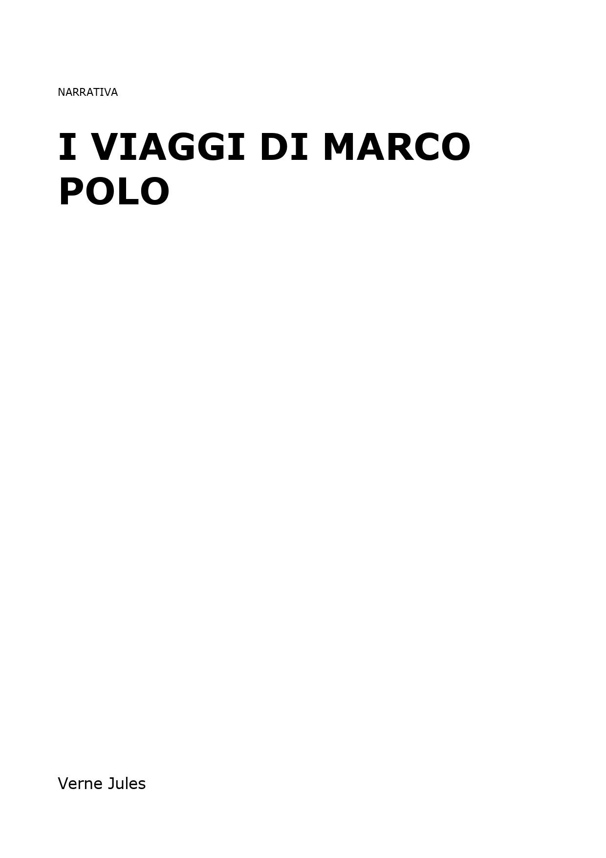 I Viaggi di Marco Polo