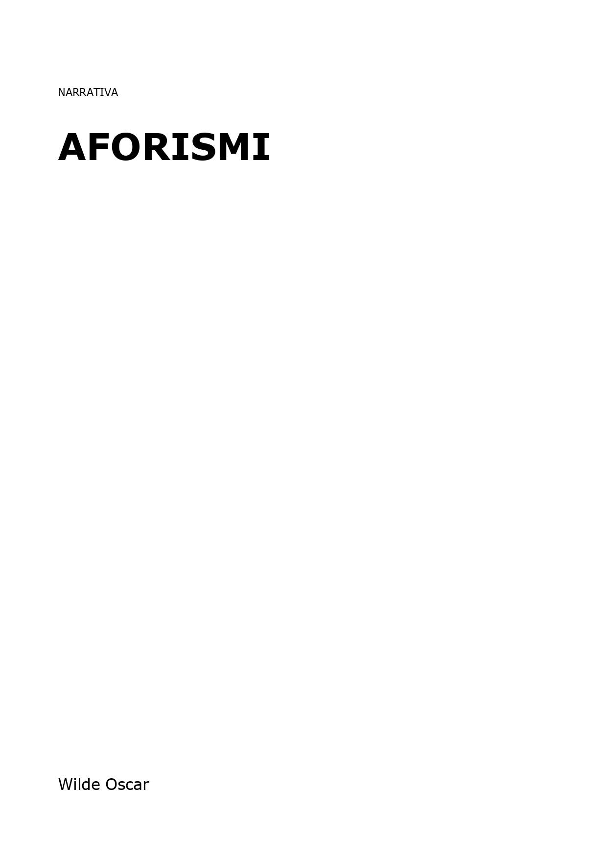 Aforismi